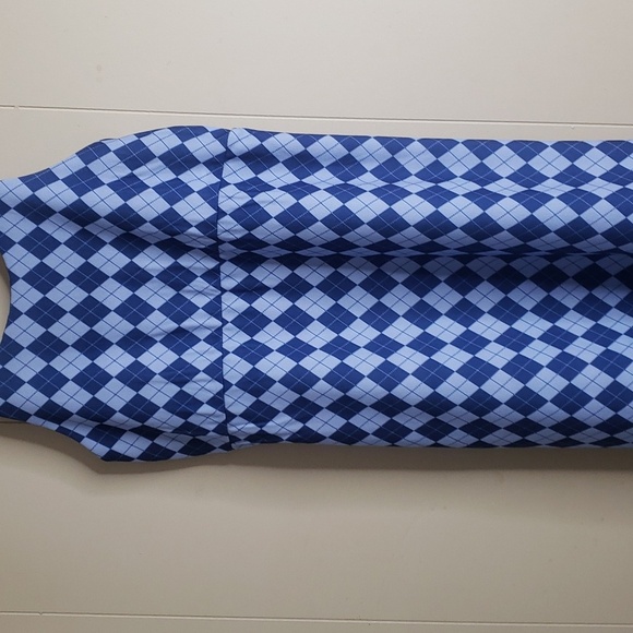 Alley B Girls Diamond Sleeveless Fit Dress Blue 14 - Picture 4 of 6